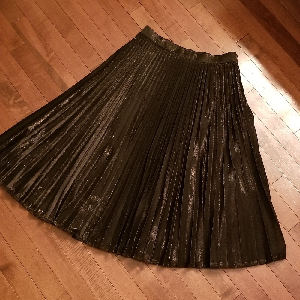 Le Lis Maxi Pleated Skirt Size Small
